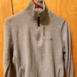 Lacoste zip sweater mens Small